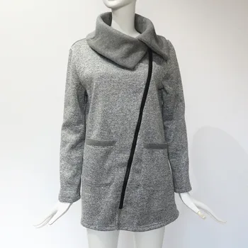 2022 Moterų Pavasario Žiemos Plius Dydis 5XL Sudaderas Para Mujer Fleece series Hoodie Ilgas Užtrauktukas Hoodies Striukė Kailis Outwear