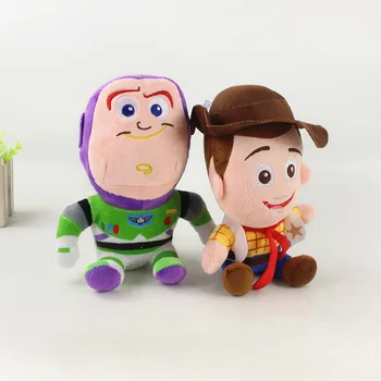 20cm Toy Story Woody Buzz Pliušinis Žaislas, Lėlės, Minkšti Kimštiniai Žaislai, Vaikams, Vaikams, Gimtadienio, Kalėdų Dovana