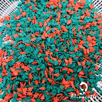 20g 5mm Kalėdų Eglutė Skiltelės Blizgančiais Prekių Nagai Meno Polimero Aišku, Molio priedai 