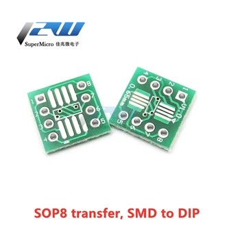 20pcs/daug TSSOP8 SSOP8 SOP8 į DIP8, PCB SOP-8 SVP, Perkėlimo Lenta, CINKAVIMAS Pin Valdybos Žingsnis Adapteris