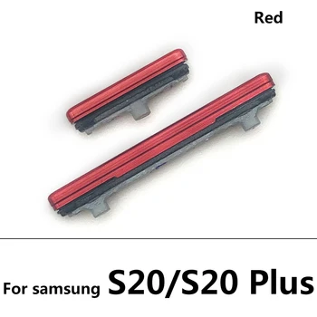 20Pcs/Daug，Naujas Samsung Galaxy S20 / S20 Plius / S20 Ultra Power Mygtukas + Garsas Šoninis Mygtukas
