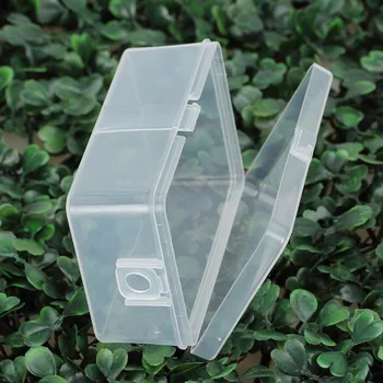 20pcs stačiakampio formos skaidraus plastiko dėžutės PP medžiagų Saugojimo Konteineris Rinkinių Dėžutės Atveju gali būti kabliuko