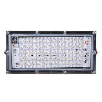 220V 50W LED Prožektorius Šalta Balta RGB Projekto Lempos AC Dėmesio, Išorė Neperšlampama Siena Plovimo Šviesos Lauko Apšvietimas
