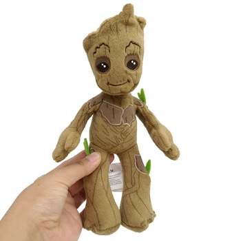 22cm Disney Originalas Stebuklas Groot Pliušinis Lėlės Mielas Keršytojas Globėjai Galaxy Minkšti Pliušiniai Žaislai Dovanos Vaikams