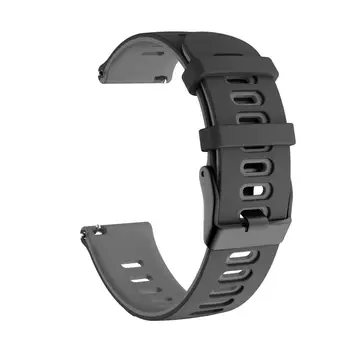 22mm Sporto Silikono Watchband Garmin Venu 2 / Vivoactive 4 Dirželis Dvigubo Spalvų Apyrankę Pakeitimo Apyrankė correa