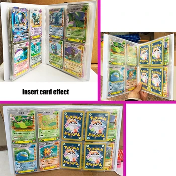 240Pcs Japonijos Pokemon Kortų Kolekciją Albumo Albumas Japonų Animacinių filmų Žaislas Kortelės Kolekcijos Katalogą Žaislas Įrašą Pokemon Kortelės Albumą Knyga