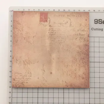 24pcs/Lot 15*15cm Vintage Retro Raštuotas Popierius Pad for Scrapbooking 