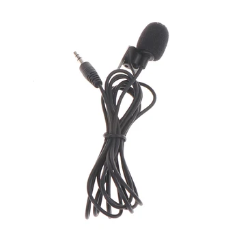 2m Ilgio Laidinė laisvų Rankų įranga 3.5 Mm Stereo Lizdas Mini Automobilių Mikrofonas Išorinis Mikrofonas PC Car DVD GPS Grotuvas Radijas Audio Mikrofonas
