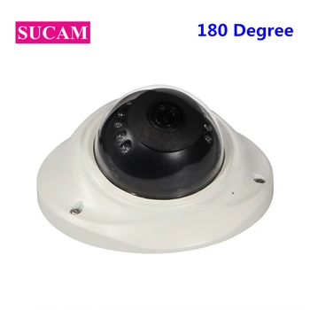 2MP Full HD 1080P IP Stebėjimo Kameros 180 Laipsnių Fisheye Objektyvas Dome Mini Indoor Namų Apsaugos Kamera, Naktinis Matymas