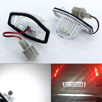 2vnt Automobilio LED skaičius Licenciją Plokštelės Lemputė canbus Honda Crv Tinka Jazz Hrv Frv cr-v 