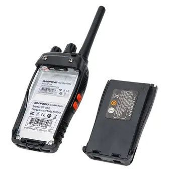 2VNT Baofeng BF-88E PMR 446 Walkie Talkie 0,5 W UHF 446 MHz 16 CH Nešiojamą Kumpis dvikrypčio Radijo ryšio su USB Įkroviklis ES Vartotojų