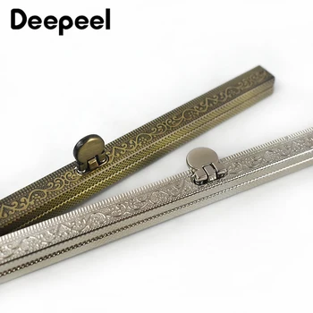 2vnt Deepeel 19cm Metalo Iškilumo Maišelį Užraktas Sankabos Monetos Rankinėje Rėmo, Krepšiai Užsegimas Siuvimo Aparatūros Piniginės Rankinės, Aksesuarai Dalys