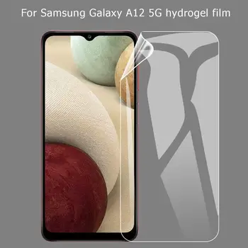 2vnt Hidrogelio Protector For Samsung Galaxy A12 telefono Ekrano Apsauginė minkšta plėvelė samsung a12 Hidrogelio Filmas Ne Stiklo