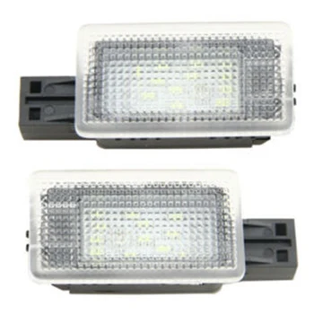 2VNT LED Licenciją Plokštelės Šviesos Lempos Bagažinė Įkrovos Žibintai Volvo C70 V50 S60 S60L V40 S80 V60 XC60 XC90