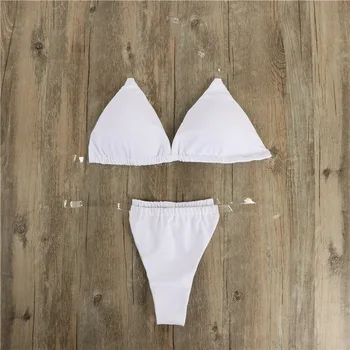 2vnt Seksualių Moterų Bikini Maudymosi kostiumai Seksualus Push Up Mikro Bikinis Nustatyti Plaukimo Maudymosi Kostiumas, Paplūdimio Vasarą Brazilijos Bikini 2021 Naujas