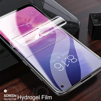 3-1 Vnt 100D Visą Hidrogelio Plėvelės Samsung Galaxy S8 S9 S10 Plius S10 E Pastaba 8 9 10 Pro S7 KRAŠTO Soft Screen Protector, Ne Stiklas