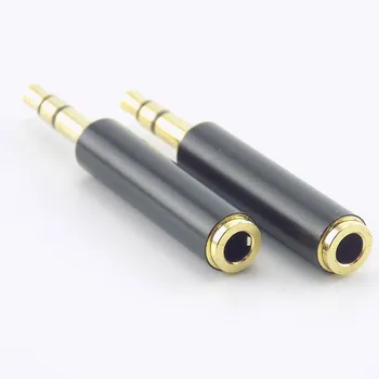 3.5 mm iki 3,5 mm Stereo Jack Plug Akcijų Vyrų ir Moterų 3 Polių 4 Polių Audio Extension Adapter Connector Kompiuteriniai Kabeliai W17