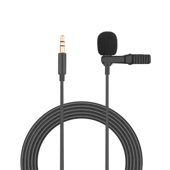 3.5 mm Ilgio Kabelio Pratęsimas Lavalier Microphone Laisvą Ranką Įrašą Mini Garso Mic Trijų polių Galvos PC Nešiojamas OSMO Kišenėje Veiksmų
