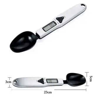 300g/0,1 g Nešiojamas Skaitmeninis LCD Virtuvė Masto Matavimo Šaukštas Gramas Elektroninių Šaukštas Svoris Volumn Maisto Masto