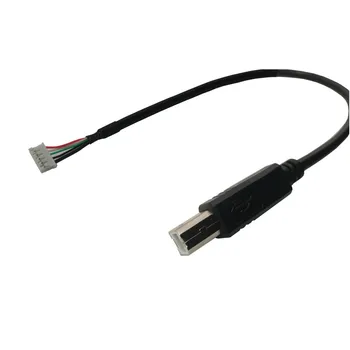 30cm USB 2.0, B Tipo Vyrų lizdas Spausdintuvo Panel Mount žingsnis 2.0 mm 5pin Būsto PCB Plokštę Dupont Kabelis