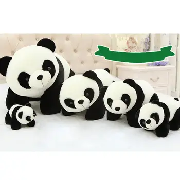 30cm40cm China national Treasure Mielas Panda Pliušinis Lėlės Originali Giant Panda Pliušinis Žaislas Gali Būti Naudojamas Kaip Pagalvė Miega Lėlės