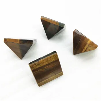 30mmNatural Geltona, Tigro Akis, Akmens Piramidės Apdailos Namų Feng Shui Papuošalai Crystal Healing Akmens