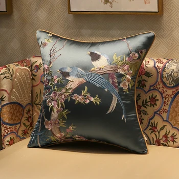 35X50/45/50/40X60CM klasikinės elegantiškas Kinijos mesti užvalkalas sofa gėlių, paukščių, siuvinėta pagalvėlė padengti pagalvės užvalkalą namų dekoro