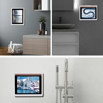360 Pasukti Vandeniui Mobiliojo ryšio Telefono/iPad Turėtojas Vandens Įrodymas Krepšys, prie Sienos tvirtinamas Touch Skardžiai Telefono/iPad Tualetas, Vonios kambarys, Saugojimo Dėžutė