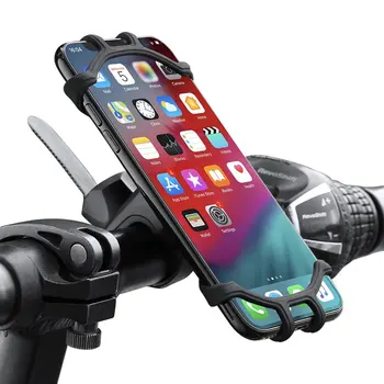 360° Rotatabl Silikono Telefono Laikiklis Dviračio Motociklo Stovas Anti-drop Mobiliųjų GPS Laikiklis iPhone 12 11 