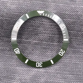 38mm Keramikos/titano Bezel lapelyje RLX SUB GMT Žiūrėti Veido Laikrodžiai Pakeisti Aksesuaras Žiedas
