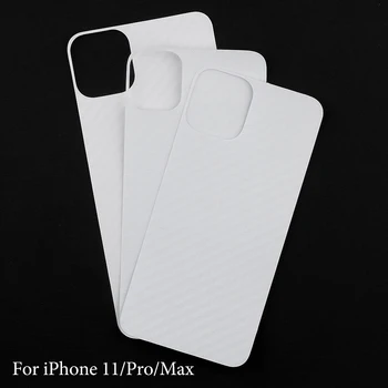 3D Anglies Pluošto Galinį Screen Protector, iPhone, 11 Pro Max XS Max XR X 7 8 6 6S Plius Pilnas draudimas Lipdukas Filmas 
