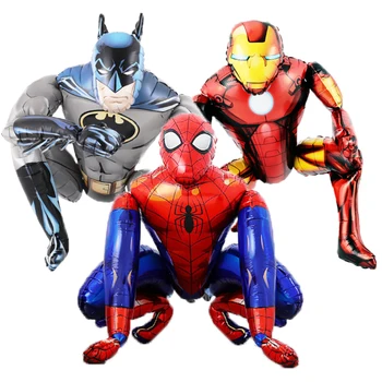 3D Batmans žmogus-Voras Geležinis žmogus super Herojus Balionai Keršytojas Herojus Berniukas Vaikams Gimtadienio Dekoravimo, Kūdikių Berniukų Žaislas Vaikams