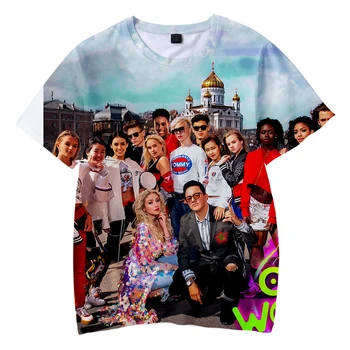 3D Dabar Jungtinės Grupės Estetinius, Grafinis T-shirt Vyrai Moterys Mados Atsitiktinis Hip-Hop Streetwear Hipster T-marškinėliai, Unisex Negabaritinių Tees