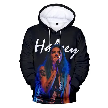 3D Halsey Hoodies Men Fall Autumn Sweatshirt Long Sleeve Pullovers Clothes Singer Halsey Hoodies Women Fashion Tops