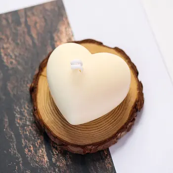 3D Meilė Širdies Silikono Pelėsių Kvapas, Gipso Žvakių Liejimo 
