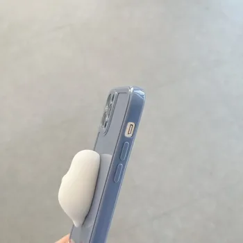 3D Plonas Animacinių filmų Kawaii Jūrų Liūtas Atveju iPhone 12 11 Pro Max 7 8 SE 2020 X Xs Max XR Minkštas Silikoninis Dangtelis Telefono Atvejais Shell
