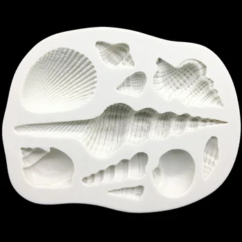 3D Silikono Myli Ir Shell Formų Minkštas Pyragas Šokoladiniai Saldainiai Jello Silikono Dekoravimo Pelėsių Įrankiai
