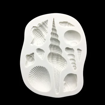 3D Silikono Myli Ir Shell Formų Minkštas Pyragas Šokoladiniai Saldainiai Jello Silikono Dekoravimo Pelėsių Įrankiai
