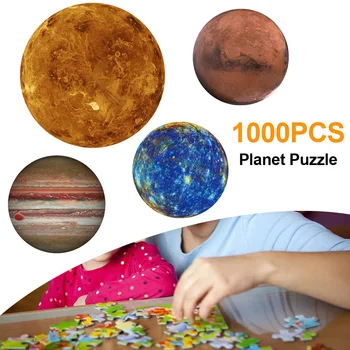 3D Turas Planetos Dėlionė 1000 Vienetų Sunku Sudėtinga Valdybos Puzzle Žaidimas, Žaislai Suaugusiems, Vaikų Ankstyvojo Lavinimo Žaislas