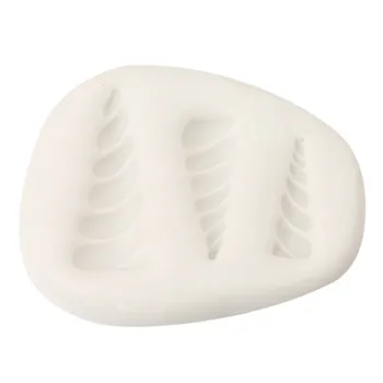 3D Vienaragis Galvos Ragų Formų Balta Silikono Formų Minkštas Muilas Formos Tortas Dekoravimo Įrankiai, Virtuvės Konditerijos Kepimo Įrankiai