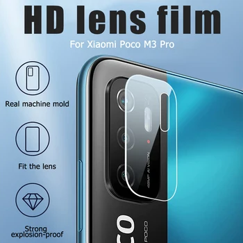 3Pcs Kameros Objektyvo Stiklas Xiaomi Poco F3 M3 X3 Pro NFC Screen Protector, Stiklo Plėvelė Poco F3 X3Pro X3NFC Apsauginė skaidri Plėvelė