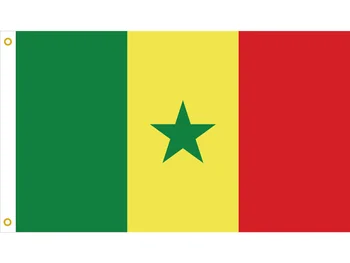 3x5 Metrų Senegalo Nacionalinės Vėliavos 90*150cm/60*90cm/40*60cm Didelis Vėliavos Banner 15*21cm vertus vėliava Nacionalinės Dienos Šventė