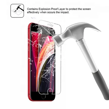 4 In 1 Screen Protector Apsauginė Stiklo IPhone SE 2020 Kamera Len Apple XR X XS 11 Pro Max 6 6S 7 8 Plius Grūdintas Filmas