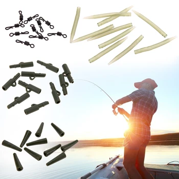 40Pcs Žvejybos Reikmenys Karpis Švino Įrašų Greitai Pakeisti pasisuka Stabdžių Mova Lauko Pramogų, Žvejybos Reikmenys