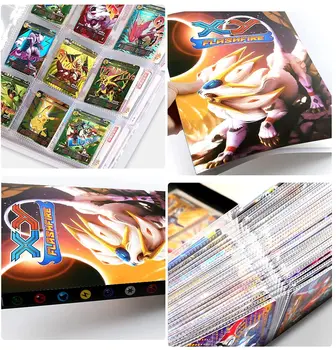 432Pcs Pokemon Kortas Albumą Knyga Cool Kolekcijos Savininkas Animacinių filmų Anime Žaidimas Rišiklio Katalogą Viršaus Pakraunama Sąrašą, Žaislai, Dovanos Vaikams