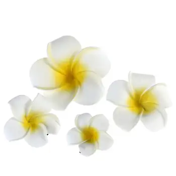 4pcs Havajų Gėlės Plaukų Clips Vasaros Šalis Nuotakos Žiburių Atogrąžų Paplūdimio Vestuvių Plumeria Gėlių Moterys Šalis Hairclip A0