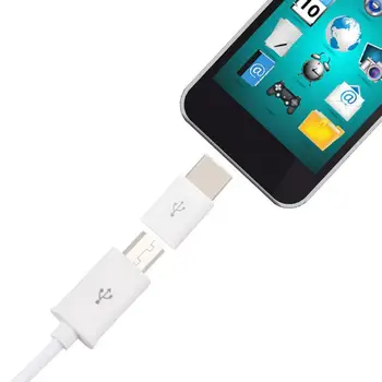 5/1PCS Mobiliojo Telefono Adapteris Micro USB Į USB C Adapterio Microusb Jungtis Xiaomi 