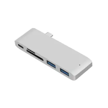 5 In1 Aliuminio Lydinio USB C Hub 
