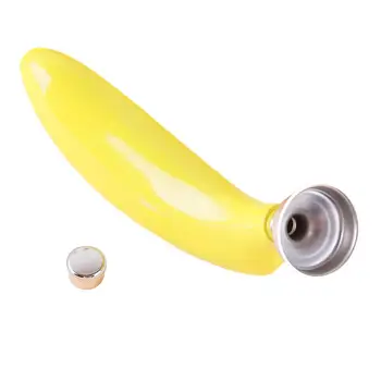 5 Oz Bananų Nerūdijančio Plieno Klubo Kolbą Puodą Asmeninį Kūrybos Nešiojamų Bananų Formos, Geltonos Klubo Kolbą