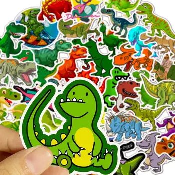 50PCS Mielas Animacinių filmų Dinozaurų Lipdukai 